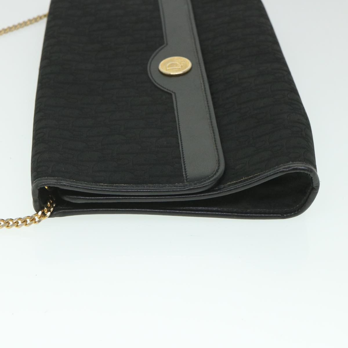 Dior DIOR Trotter Canvas Chain Shoulder Bag Black Size ONE SIZE - 4 Thumbnail