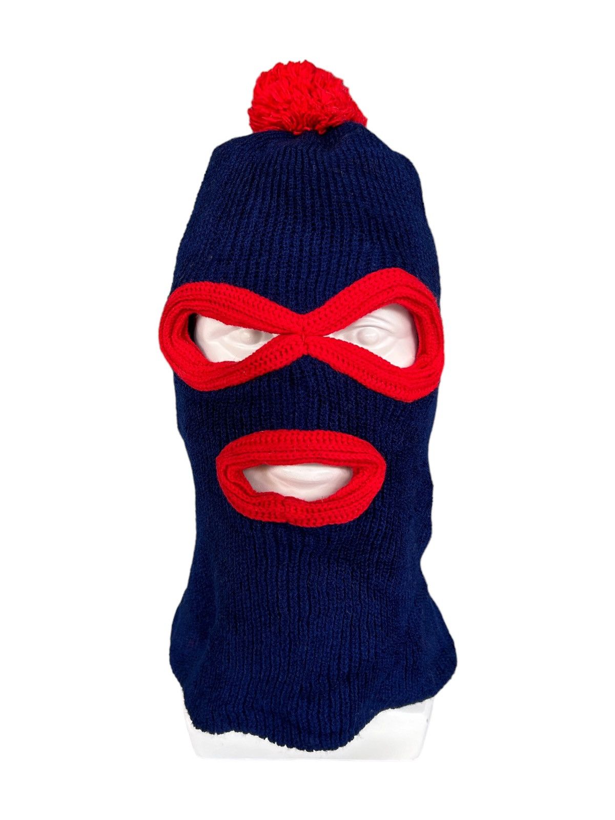 Japanese Brand × Kapital × Vintage Balaclava Masked Japanese Style knitt Beanie Rare 🎌☠️ Size ONE SIZE - 1 Thumbnail
