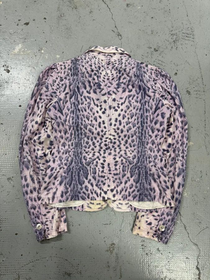 Roberto Cavalli SS2000 Roberto Cavalli Pink Leopard Blazer Jacket Size S / US 4 / IT 40 - 4 Thumbnail