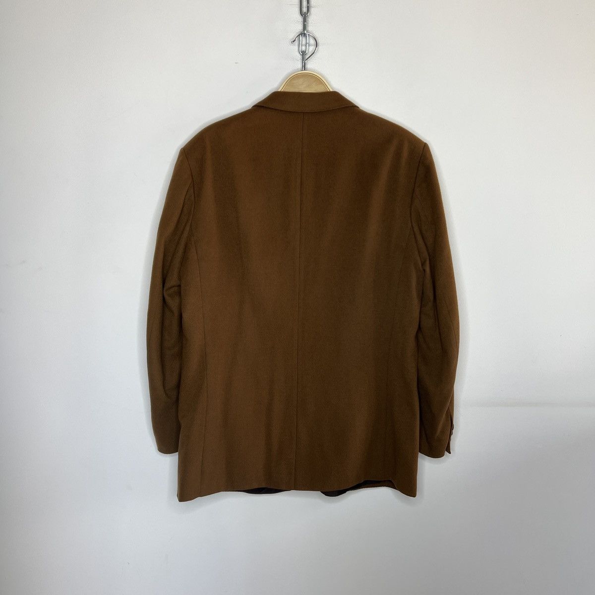 Burberry × Vintage Burberry 90s 100% cashmere blazer jacket coat rare Size 42R - 9 Thumbnail