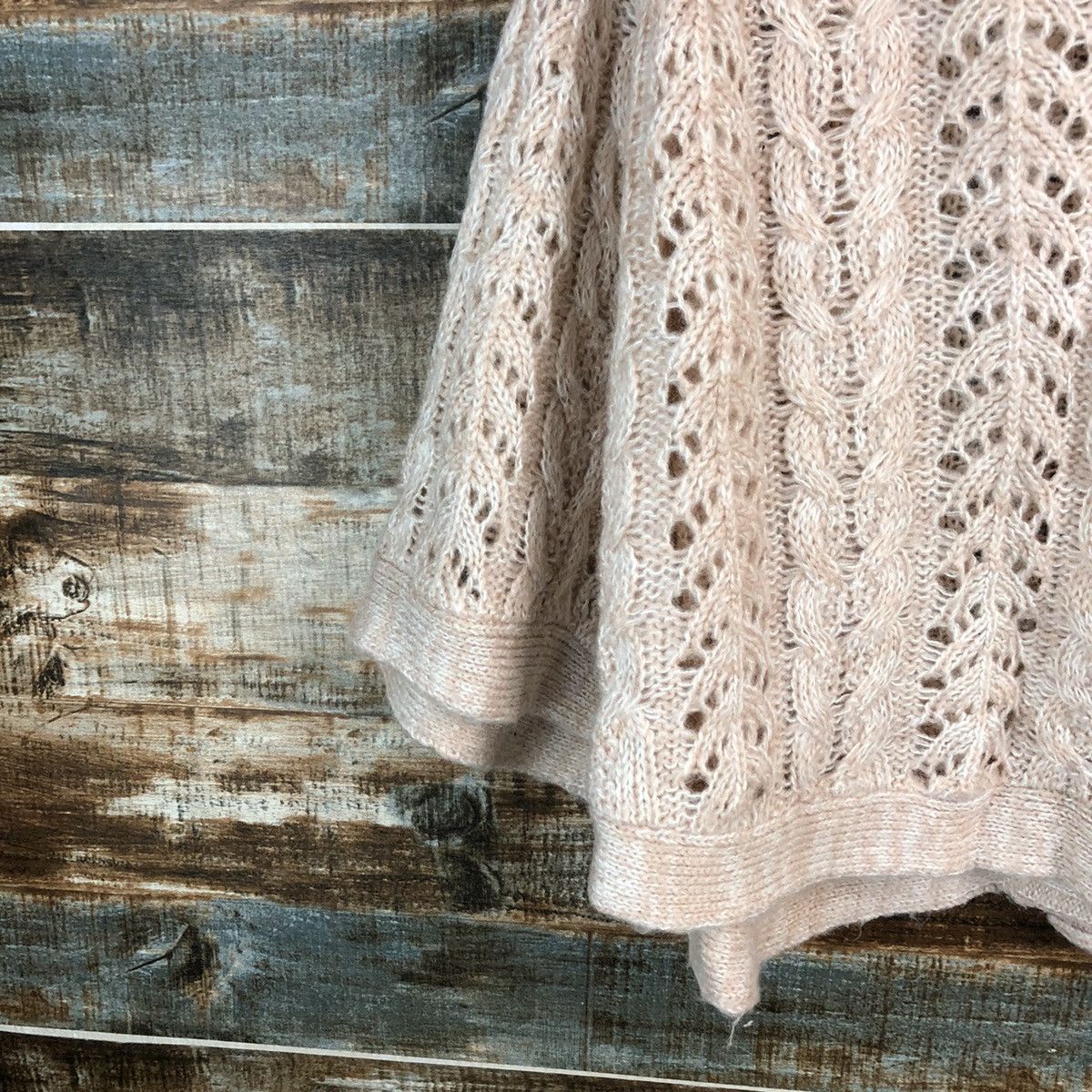 Homespun Knitwear × Japanese Brand Putietal Pink Cloaks Knitwear #A2292 Size US L / EU 52-54 / 3 - 15 Thumbnail