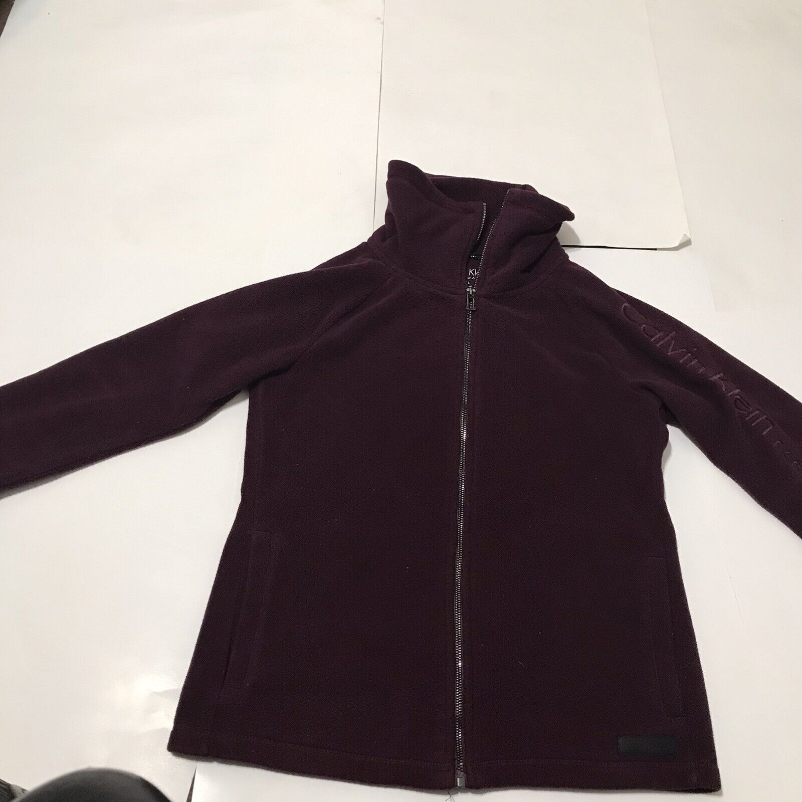 Calvin Klein Calvin Klein Fleece Jacket Men's S Red Full Zip LS RN# 54163 Size US S / EU 44-46 / 1 - 1 Thumbnail