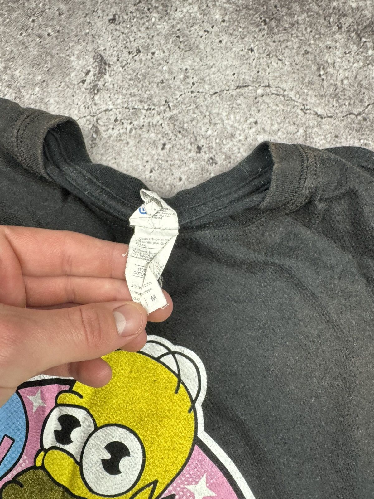 Japanese Brand × The Simpsons × Vintage Vintage Simpson Homer Japanesse symbol Faded t shirt Size US M / EU 48-50 / 2 - 4 Thumbnail