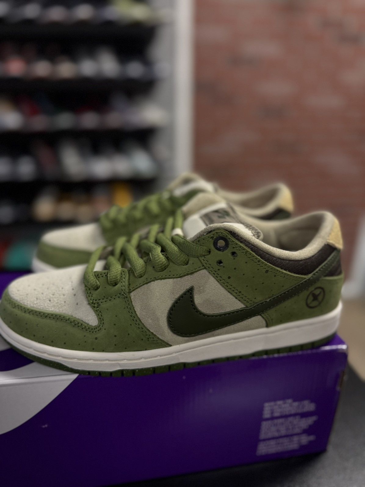 Nike Nike Dunk Low Yuto Horigome Matcha Size 7.5 (NEW) Size US 7.5 / EU 40-41 - 5 Thumbnail