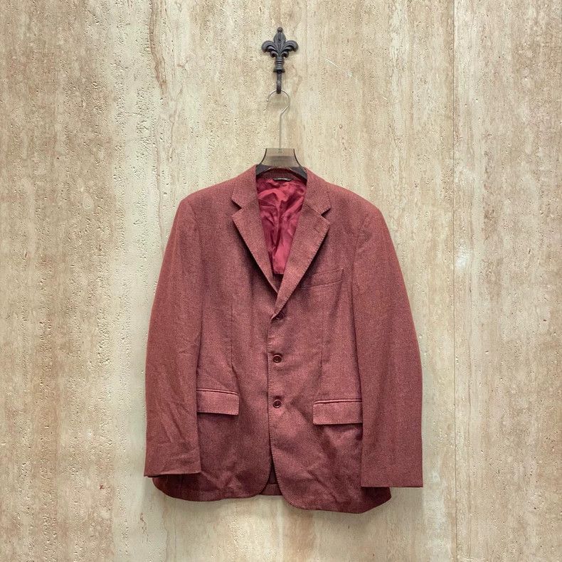 Loro Piana LORO PIANA Dark red wool suit jacket Size XL / US 12-14 / IT 48-50 - 1 Thumbnail