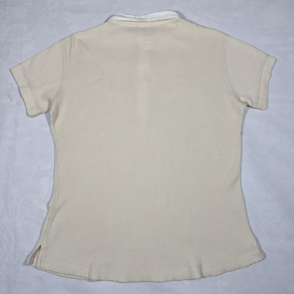 Vintage Vintage Palm Snake Waffle Knit Polo Japan Made Wood Buttons Size M / US 6-8 / IT 42-44 - 8 Thumbnail
