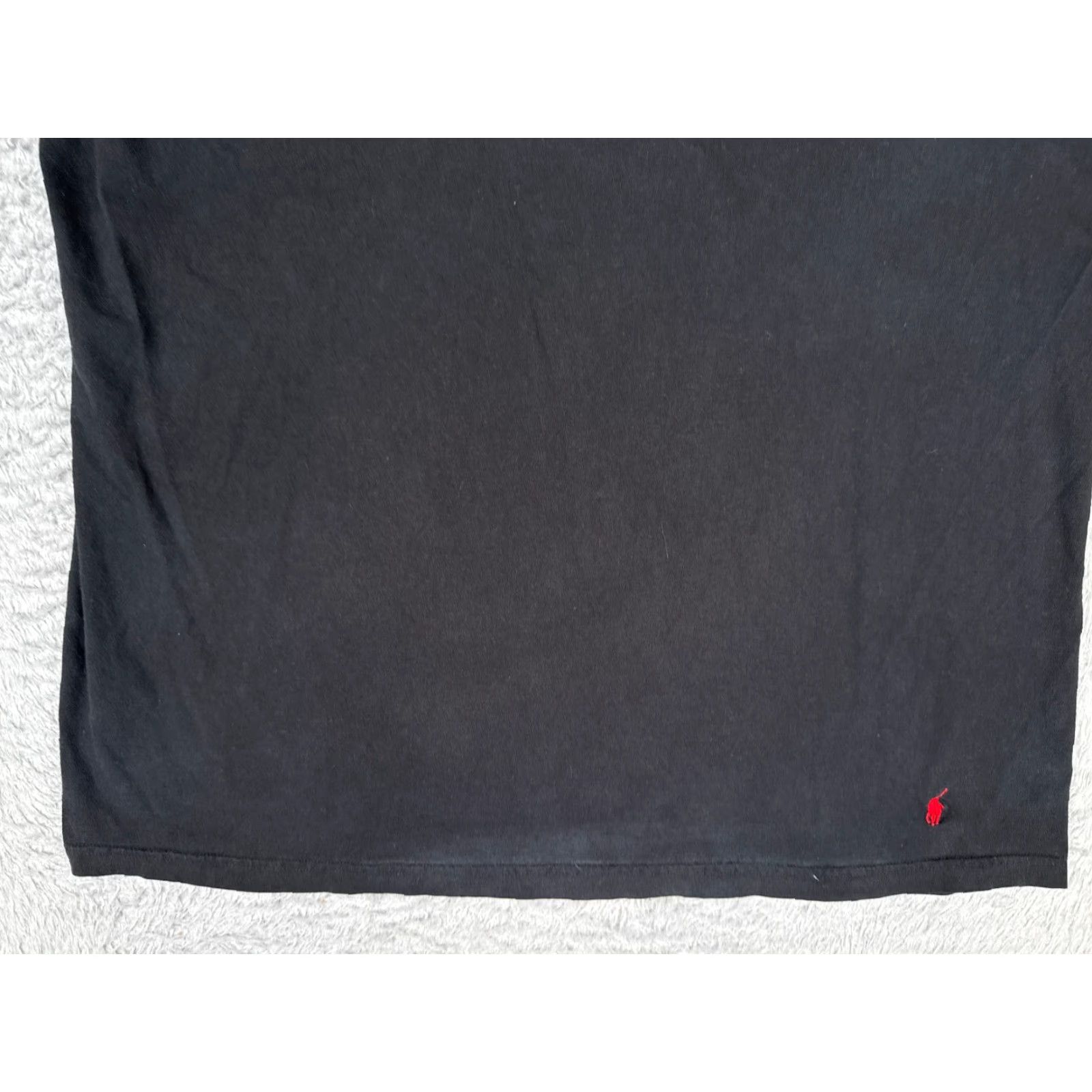 Ralph Lauren VINTAGE Ralph Lauren Polo Shirt Adult XL Black Cotton Jersey Classic Fit Crew Neck T-Shirt Logo Embroidered Men’s Size US XL / EU 56 / 4 - 5 Thumbnail