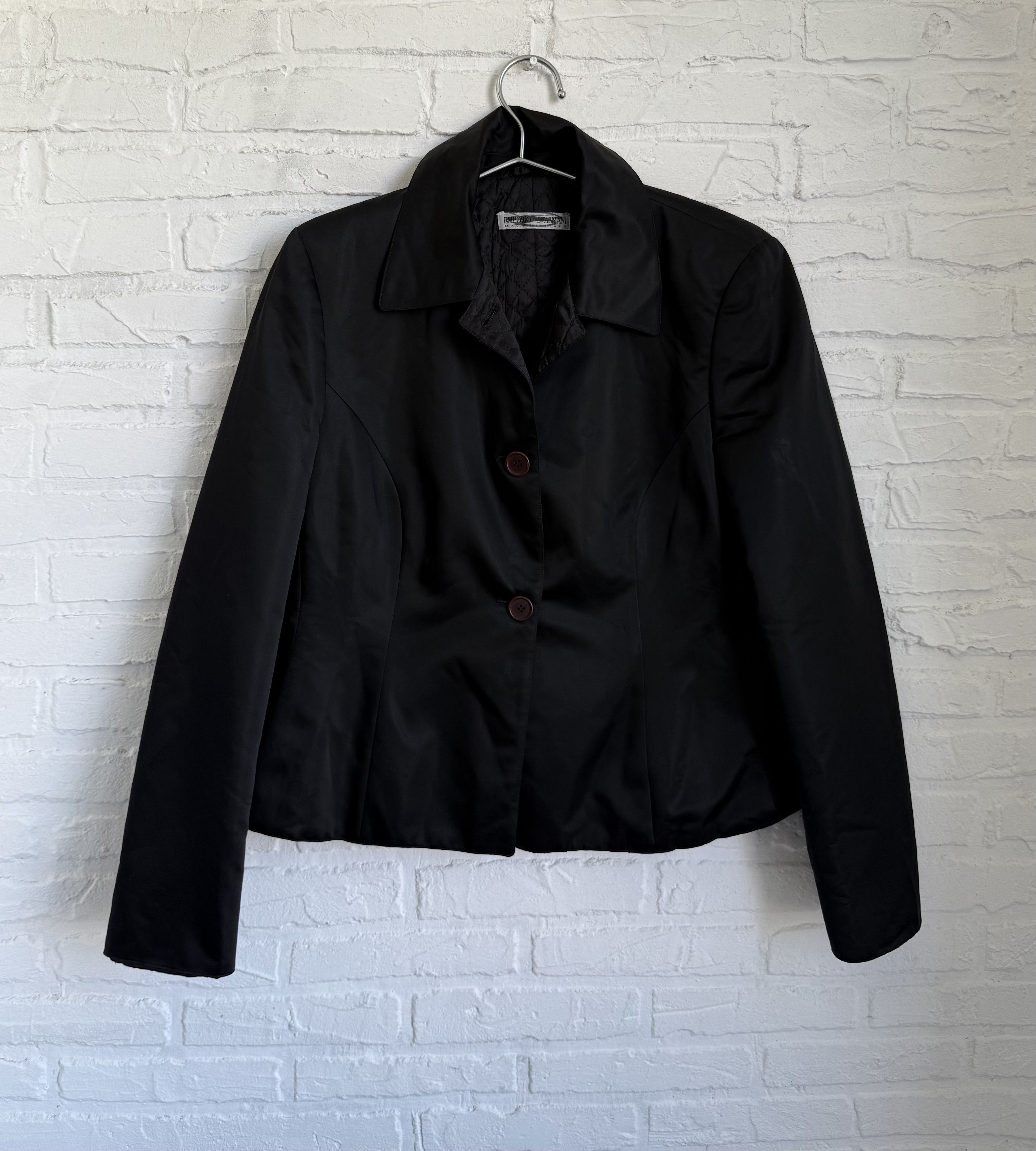 90s EMPORIO ARMANI ジャケット　52 ブラック　archive Armani × Emporio Armani × Giorgio Armani 1990s emporio
