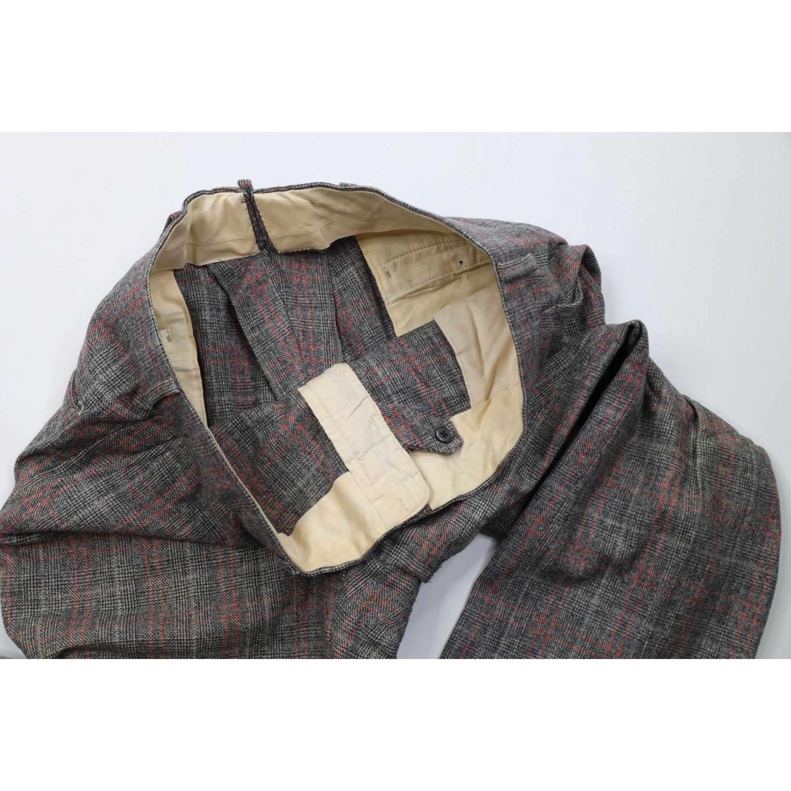 Pierre Cardin Vintage 70s Pierre Cardin 3 Piece Wool Tweed Suit Wedding Size 44R - 17 Thumbnail