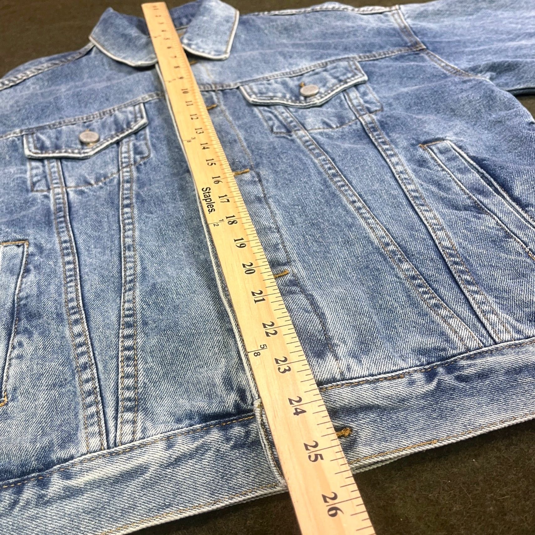Vintage BlankNYC Jacket Mens XS Blue Denim Trucker Studded Western Casual Button Front Size US XS / EU 42 / 0 - 6 Thumbnail