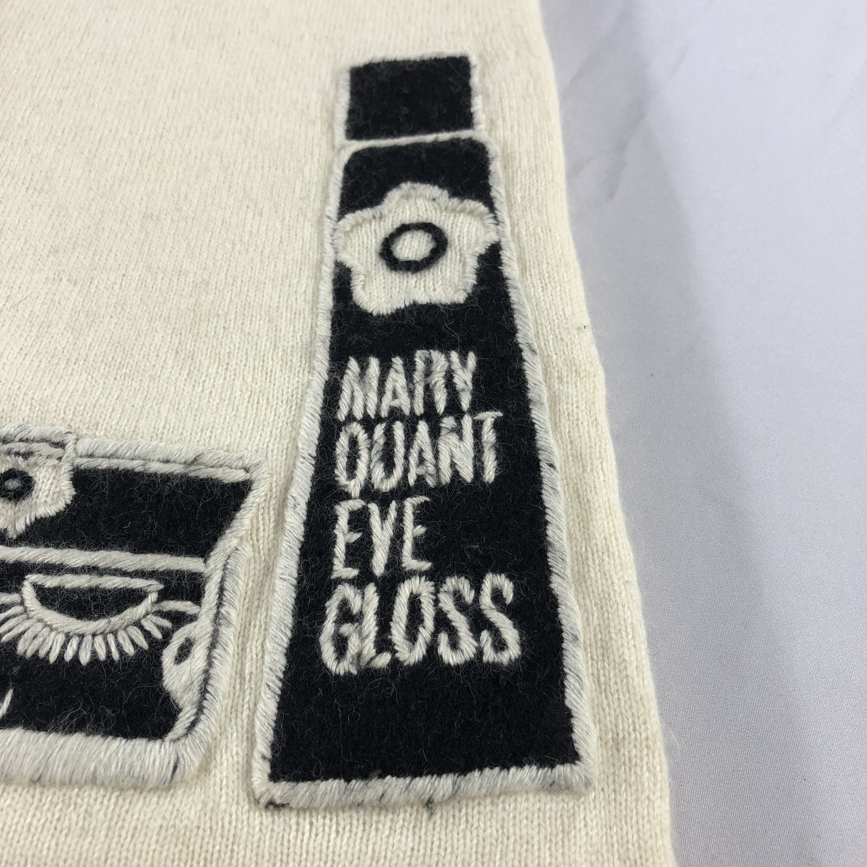 Vintage Mary Quant London Scarf Muffler Wool V921 Size ONE SIZE - 4 Thumbnail