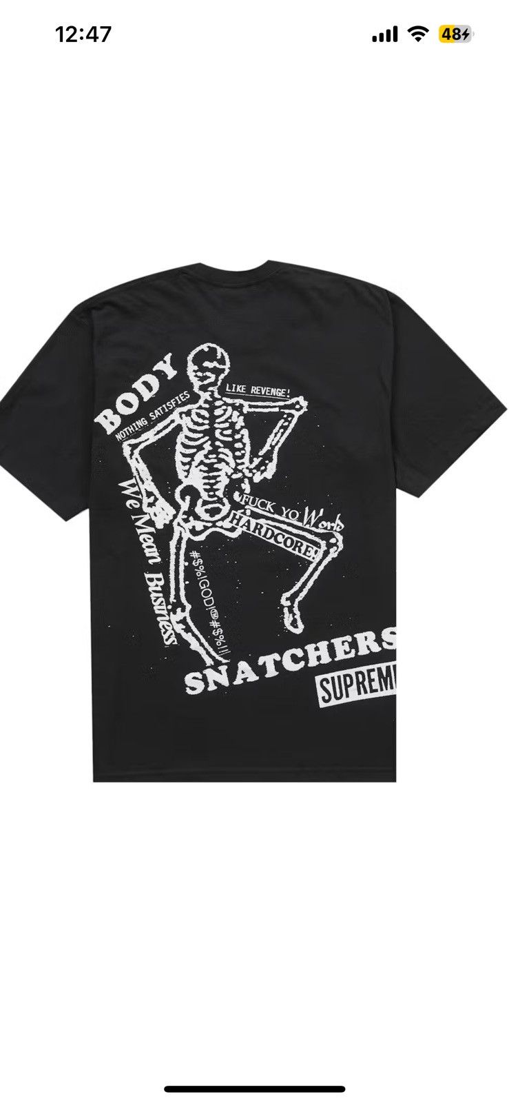 Supreme Body Snatchers Tee