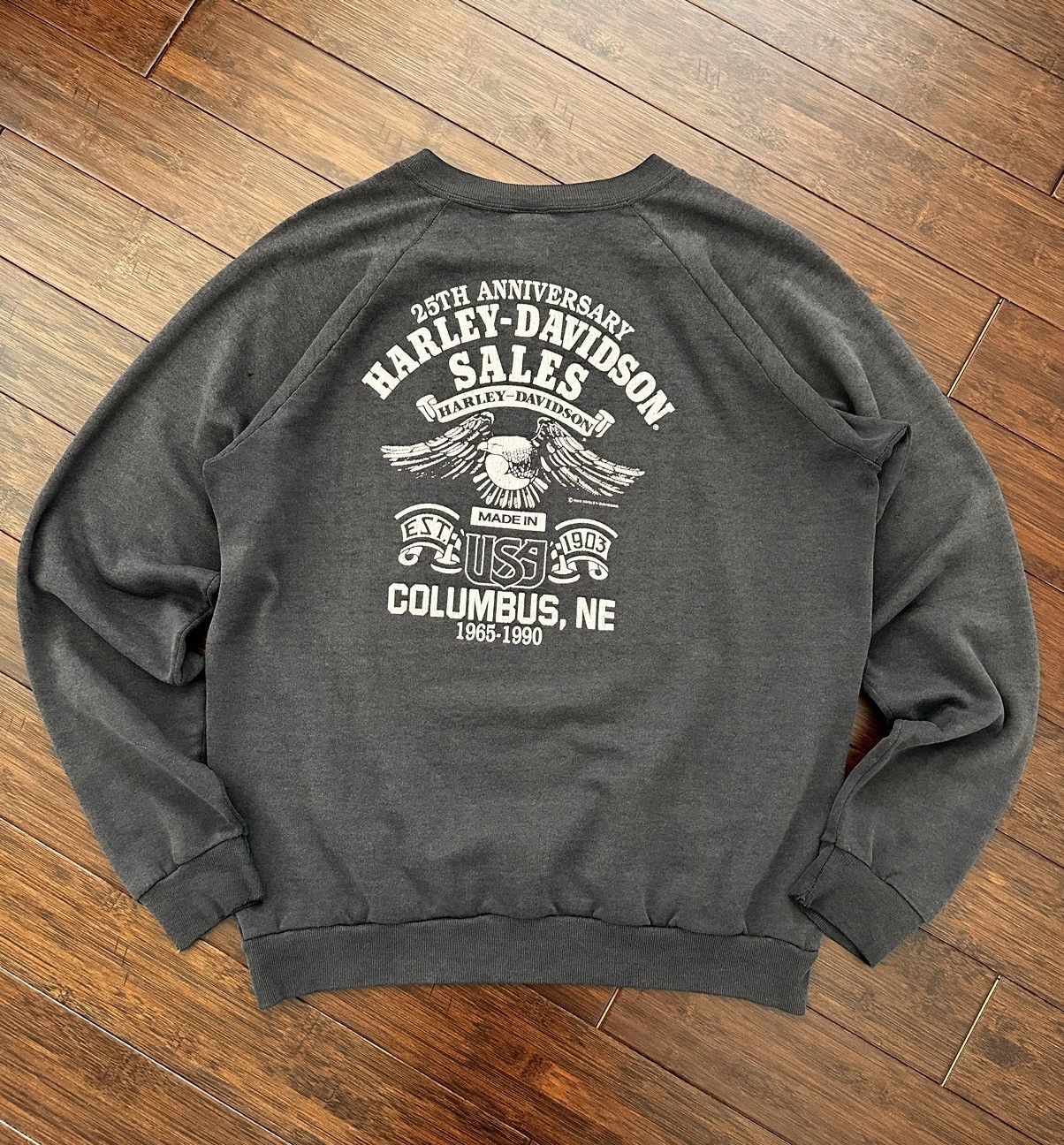 Harley Davidson VTG Harley Davidson Crewneck Paper Thin Size US XL / EU 56 / 4 - 4 Thumbnail
