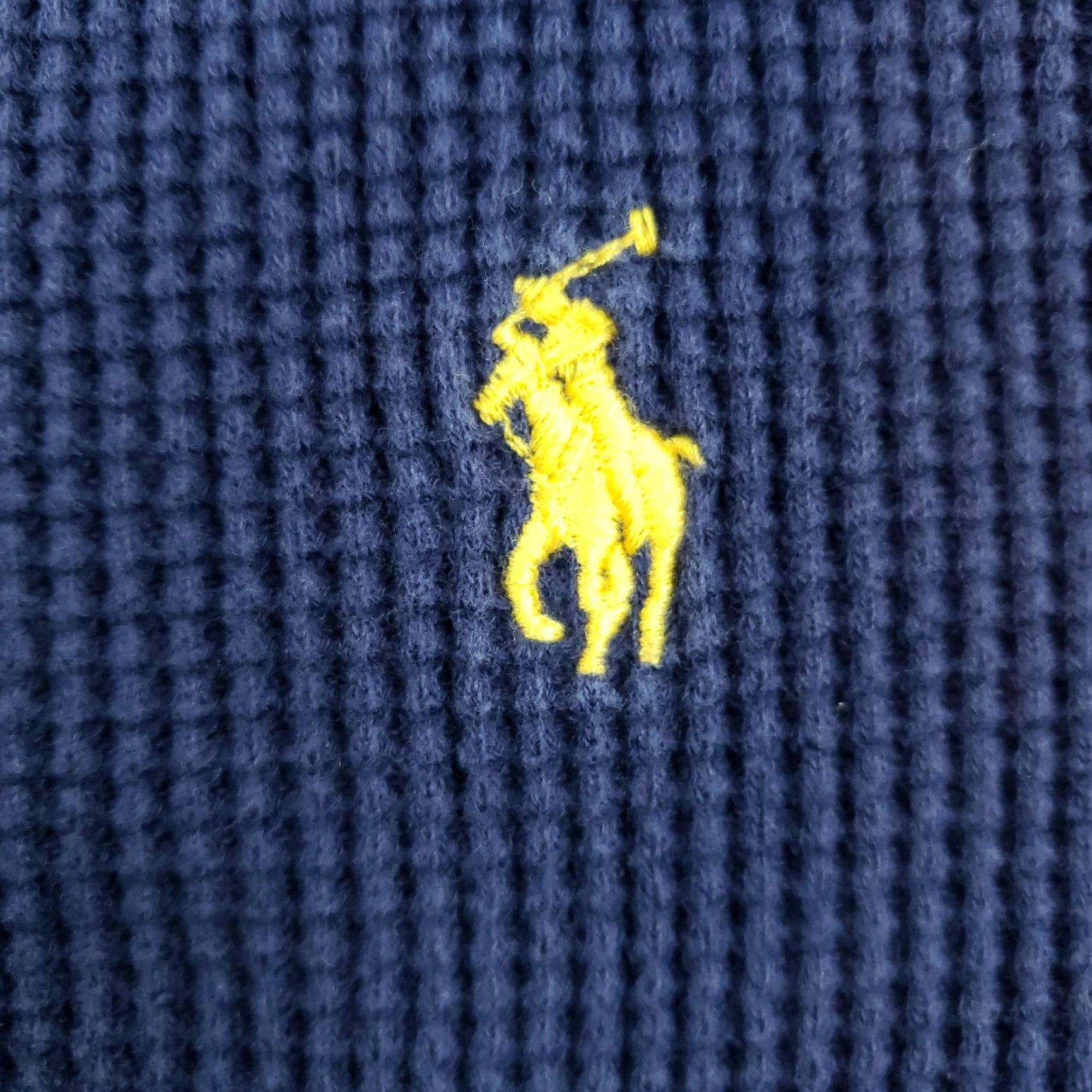 Ralph Lauren Ralph Lauren Polo Mens Large Blue Logo Long Sleeve Thermal Shirt Size US L / EU 52-54 / 3 - 6 Thumbnail