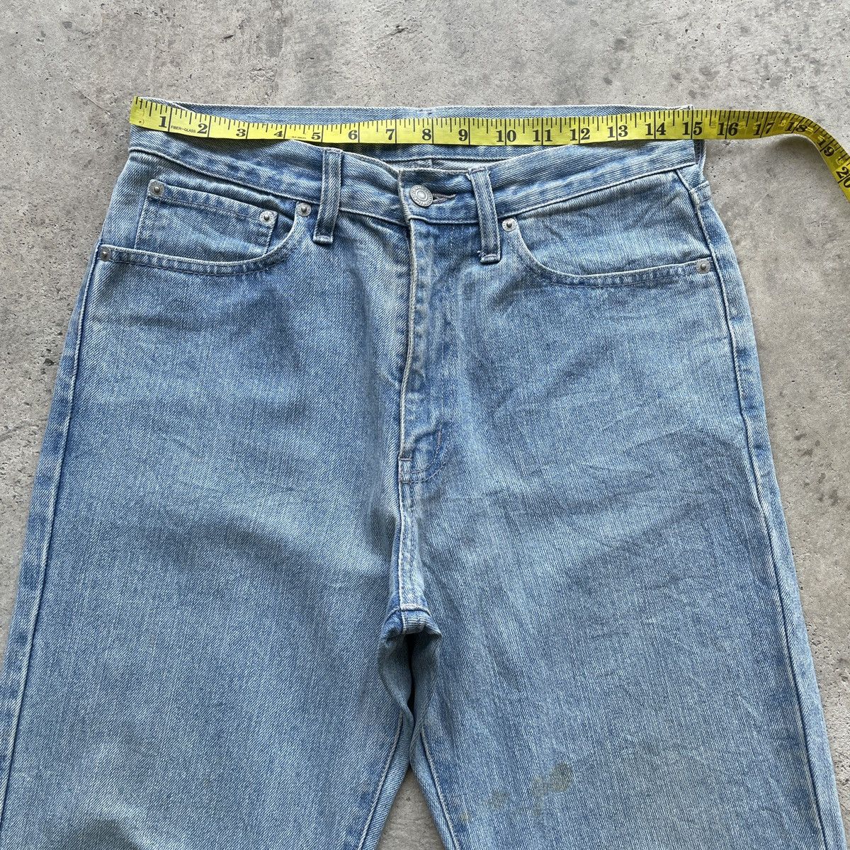 Japanese Brand W30x29💥 Vintage Japanese Brand Faded Blue Jeans Pants Denim Size US 30 / EU 46 - 5 Thumbnail