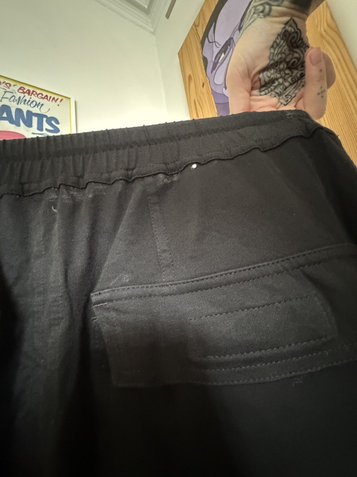 Rick Owens Drkshdw Sz SM Rick Owens Drkshdw Cropped Prisoner Pants Size US 32 / EU 48 - 3 Thumbnail