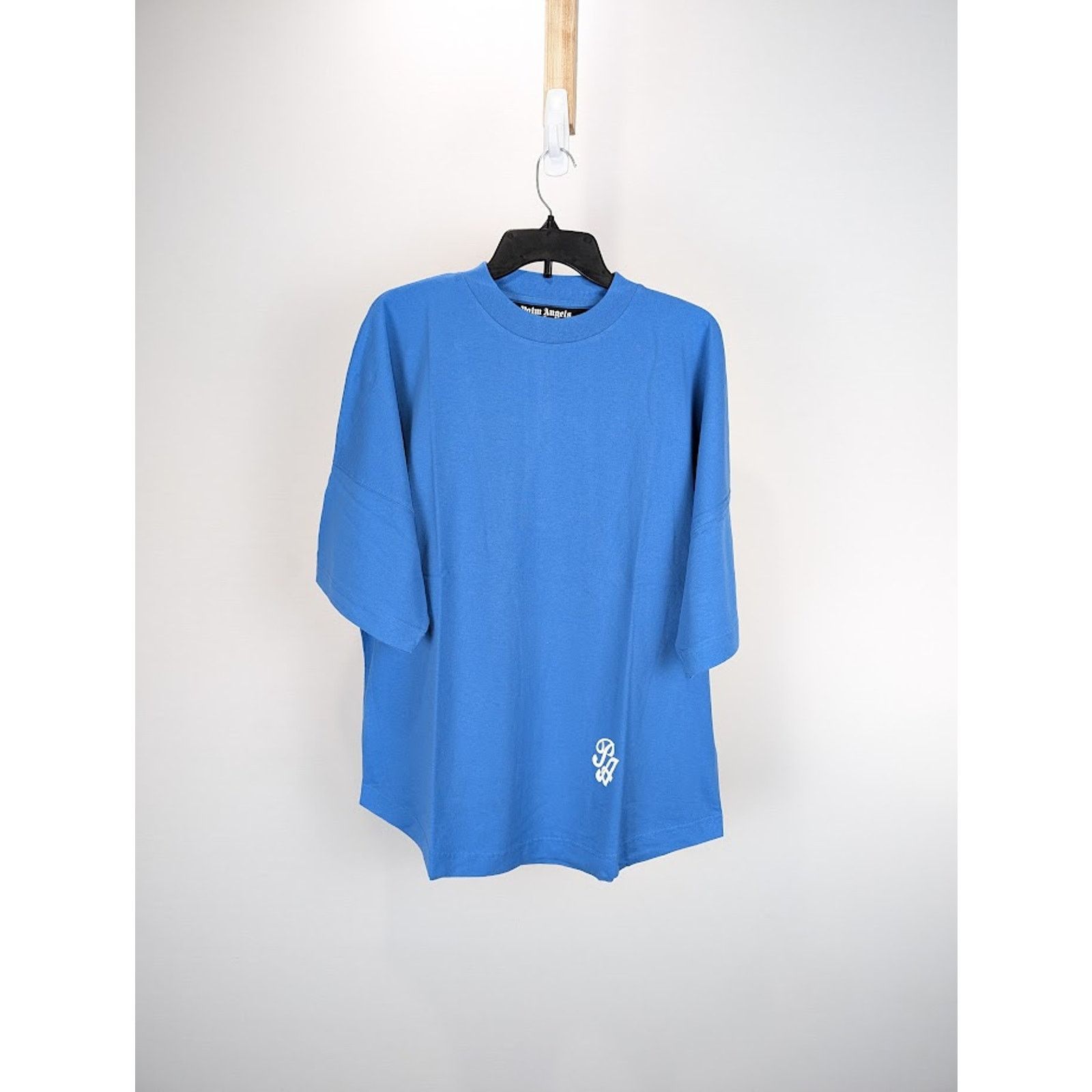 Palm Angels o1rshd1 Marine Logo Over T-Shirt in Blue / White Size US S / EU 44-46 / 1 - 1 Thumbnail
