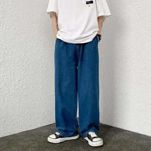 Jean × Vintage Streetwear Style Baggy Jeans Size US 32 / EU 48 - 2 Thumbnail
