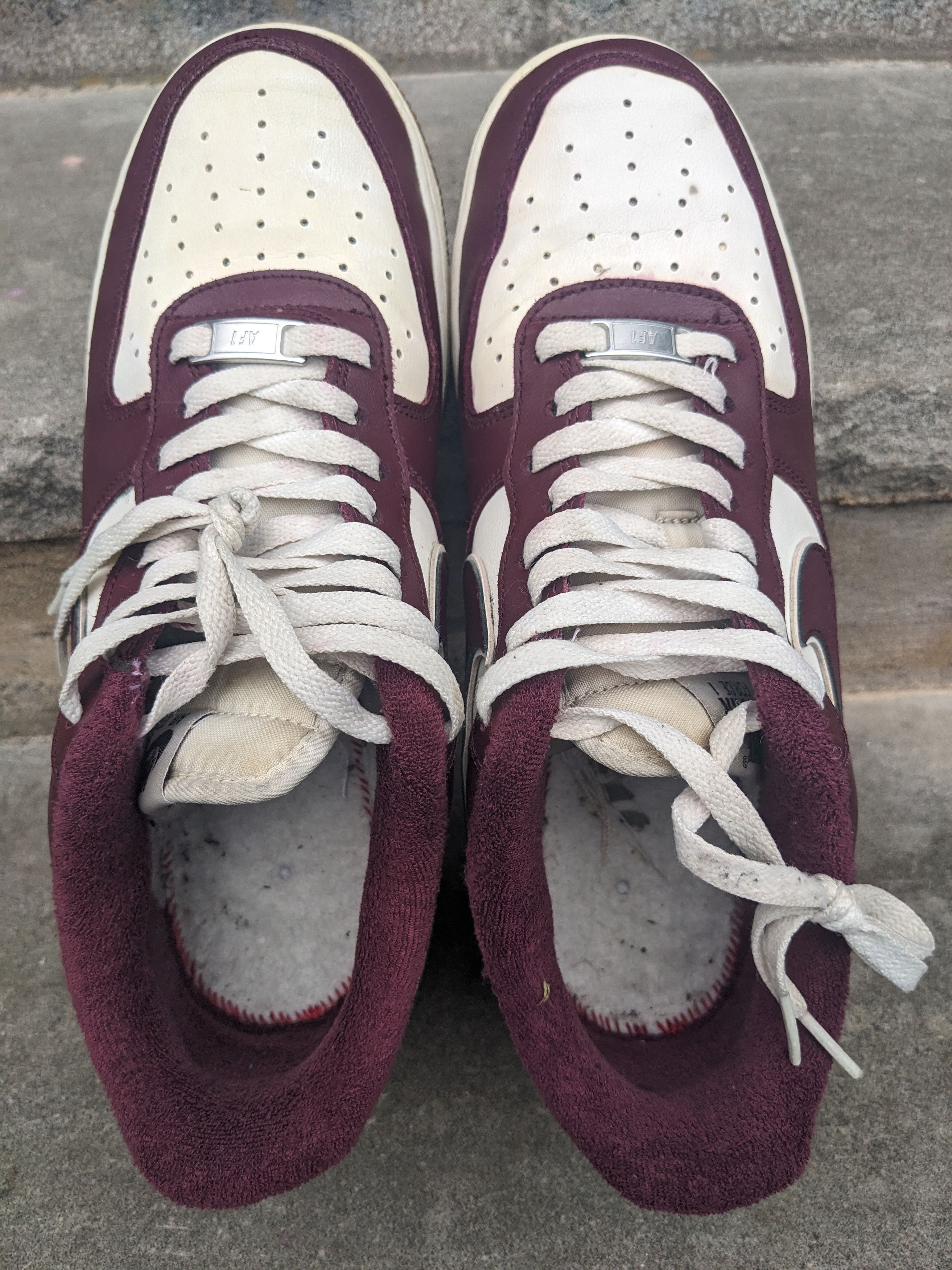 Designer × Nike Nike Air Force 1 Sneaker Men's 10 Low College DQ7659-102 Size US 10 / EU 43 - 3 Thumbnail