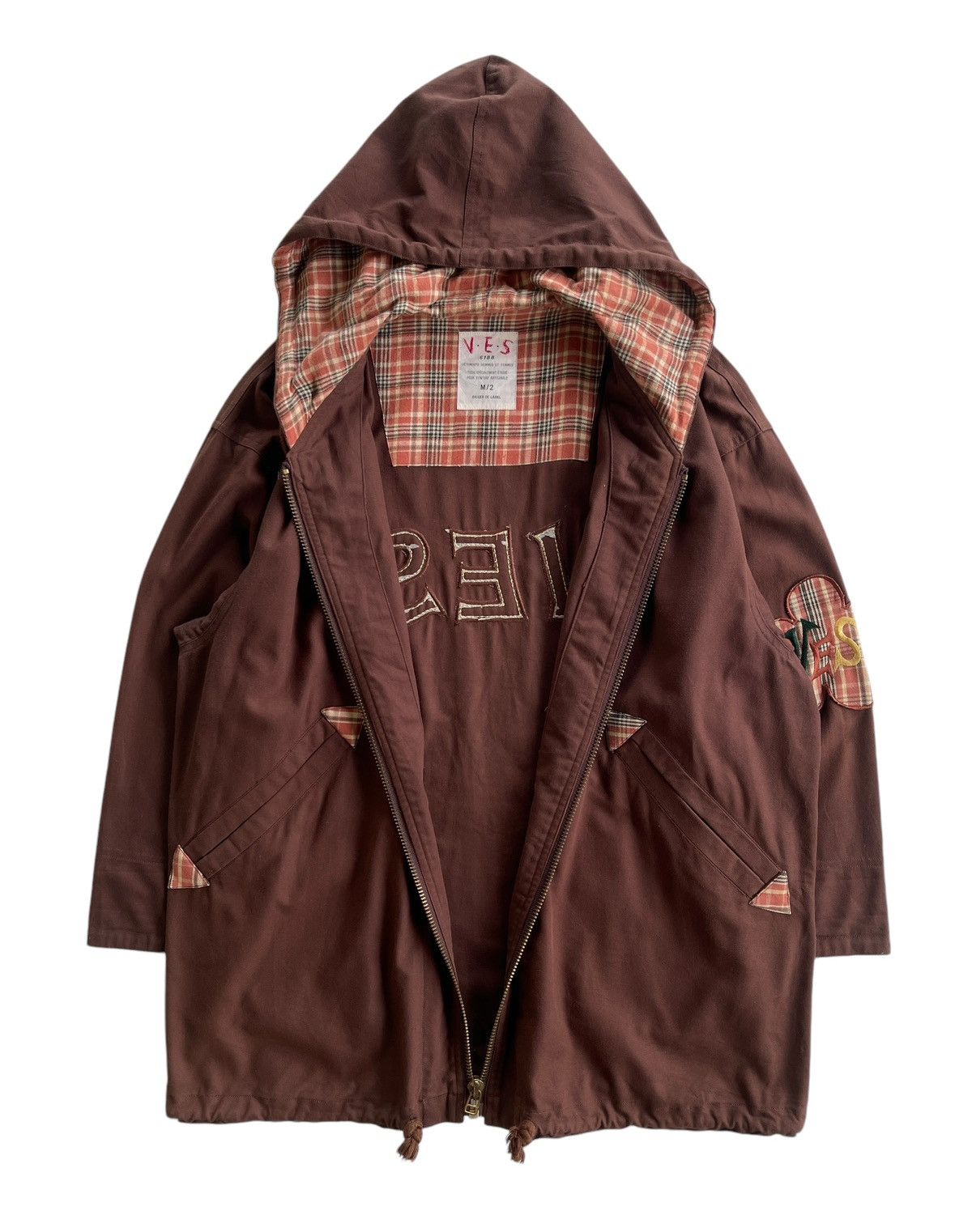 Japanese Brand Vintage Vetements Hommes Oversize Hooded Canvas Parka Size US M / EU 48-50 / 2 - 2 Thumbnail