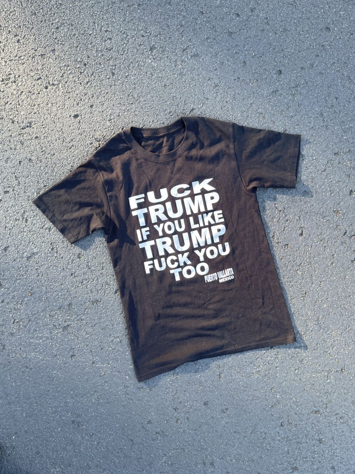 Japanese Brand × Vintage “FUCK TRUMP, IF YOU LIKE TRUMP FUCK YOU TOO” t-shirt Size US S / EU 44-46 / 1 - 1 Preview