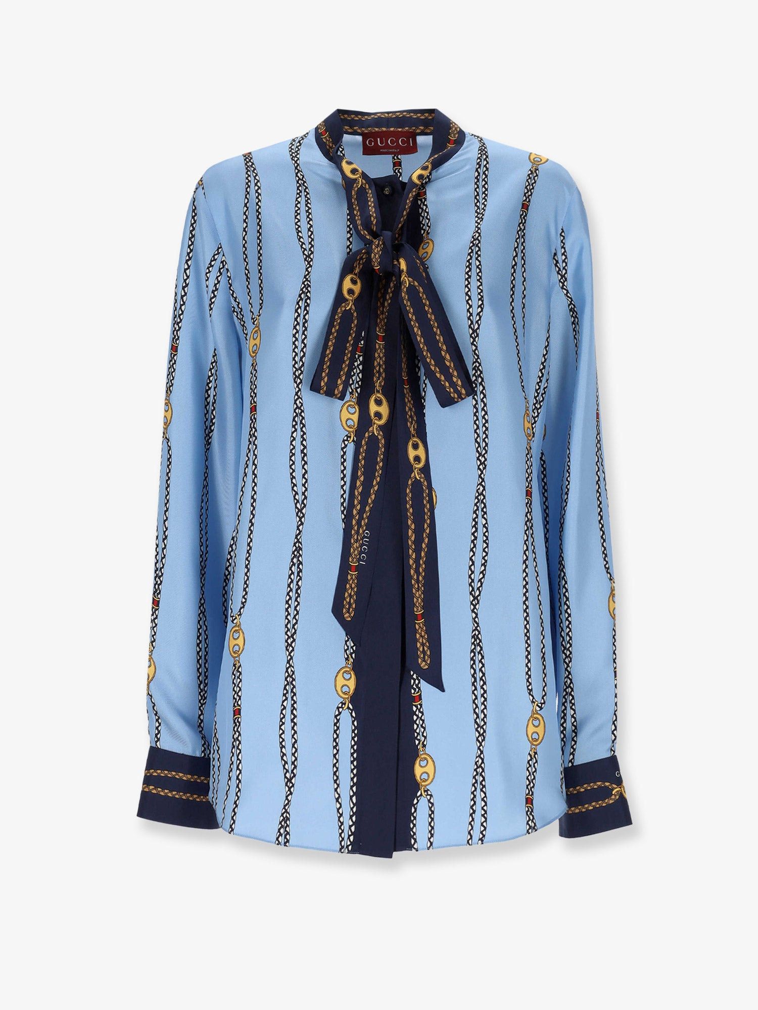 Gucci Gucci Printed silk twill shirt Tag Size IT 42 Women - USA Tariffs Included Size M / US 6-8 / IT 42-44 - 1 Thumbnail