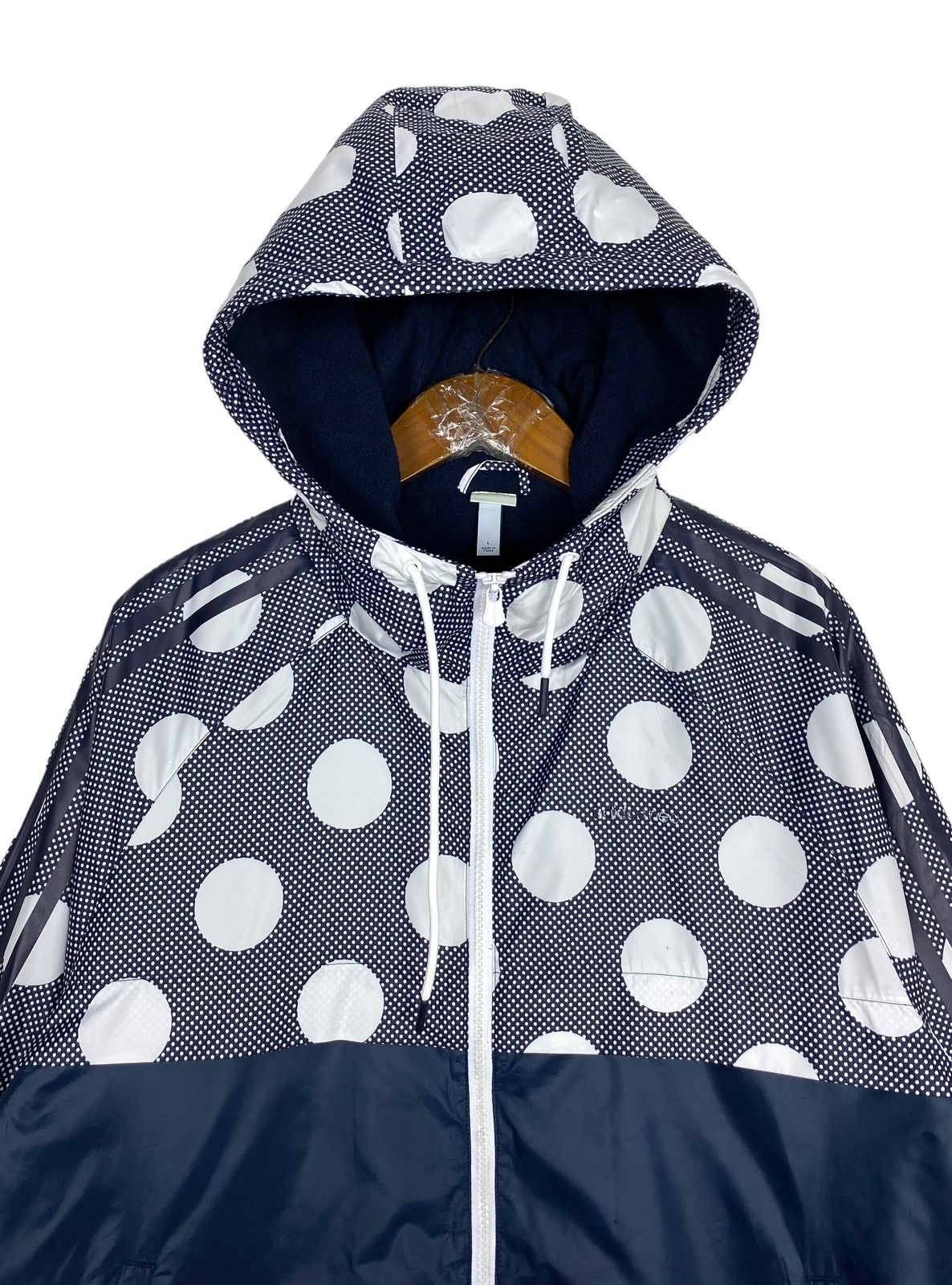 Adidas Rare‼️ Adidas Neo Hoodie Polka Dot Size L / US 10 / IT 46 - 4 Thumbnail