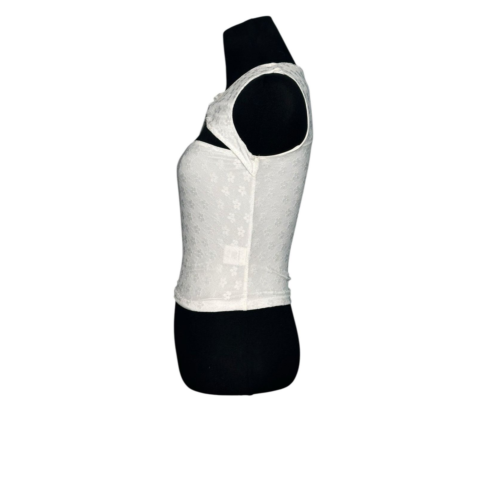 PRINCESS POLLY Princess Polly Martiney twisted white tank top size 2 Size XS / US 0-2 / IT 36-38 - 7 Thumbnail