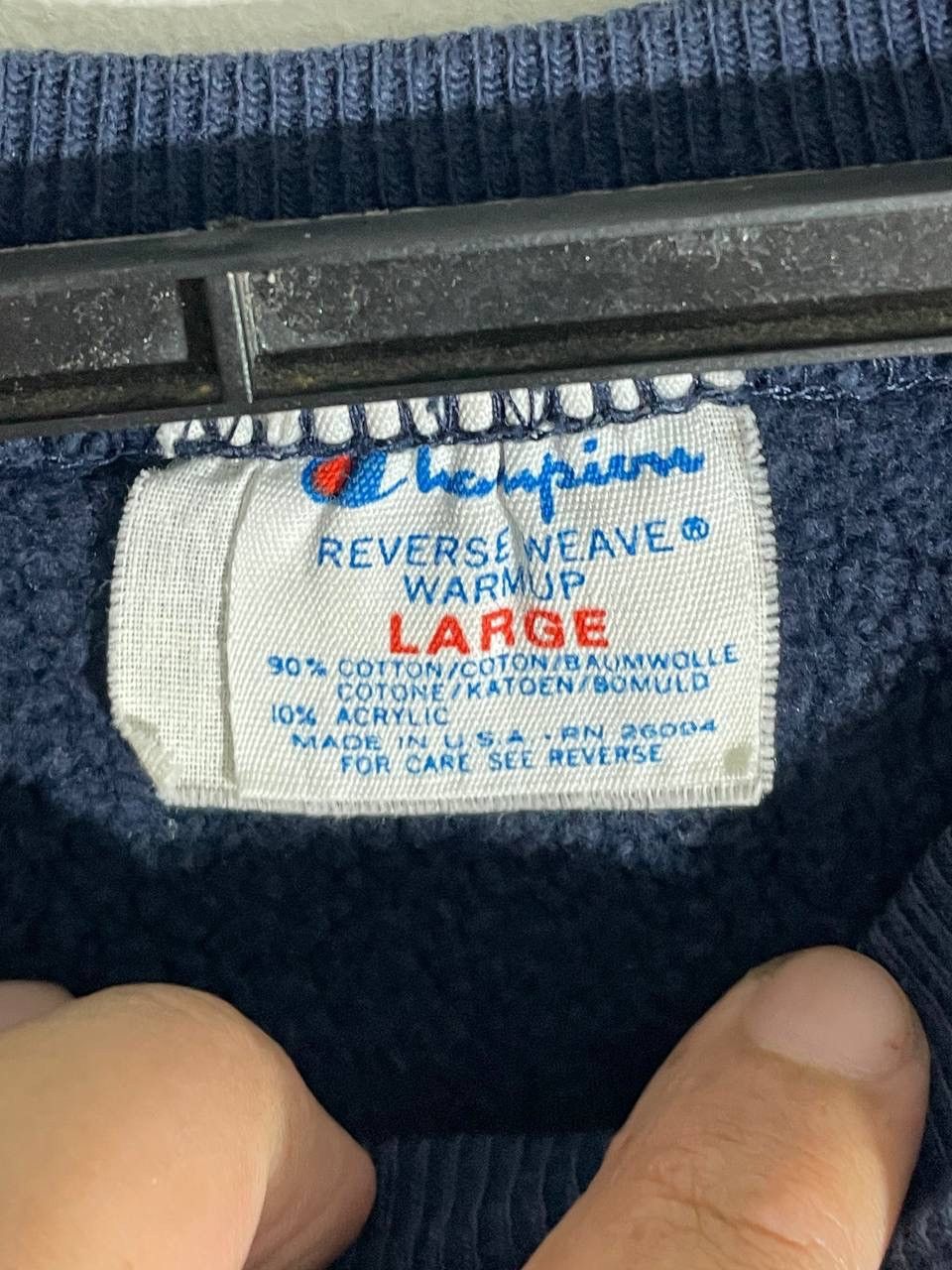 Champion Vintage 80s champion reverse weave sweatshirt pullover L Size US L / EU 52-54 / 3 - 6 Thumbnail