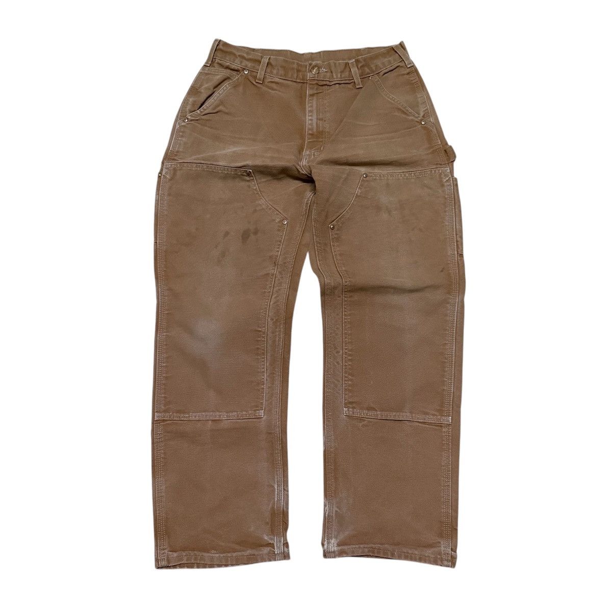 Carhartt Carhartt Double Knee Pants Distressed Size US 33 - 1 Thumbnail