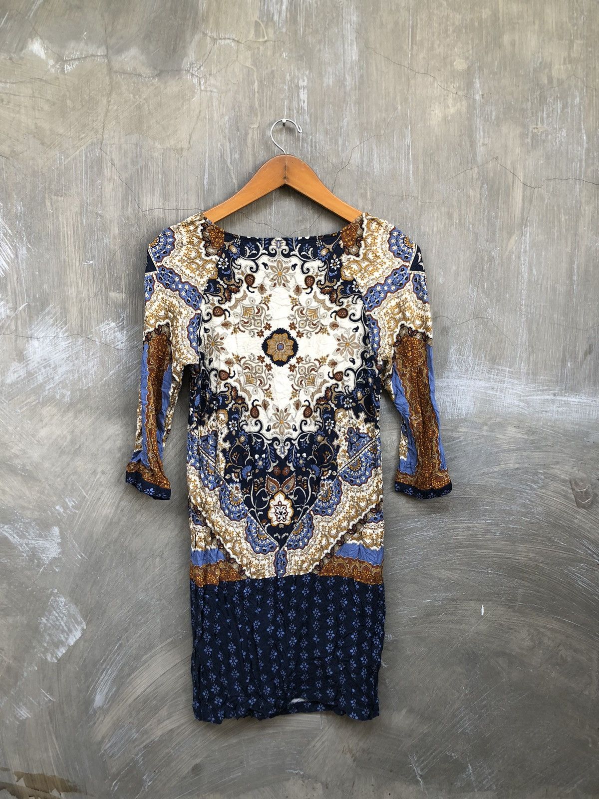 Massimo Dutti Massimo Dutti Vintage Pattern Midi Dress Size S / US 4 / IT 40 - 7 Thumbnail