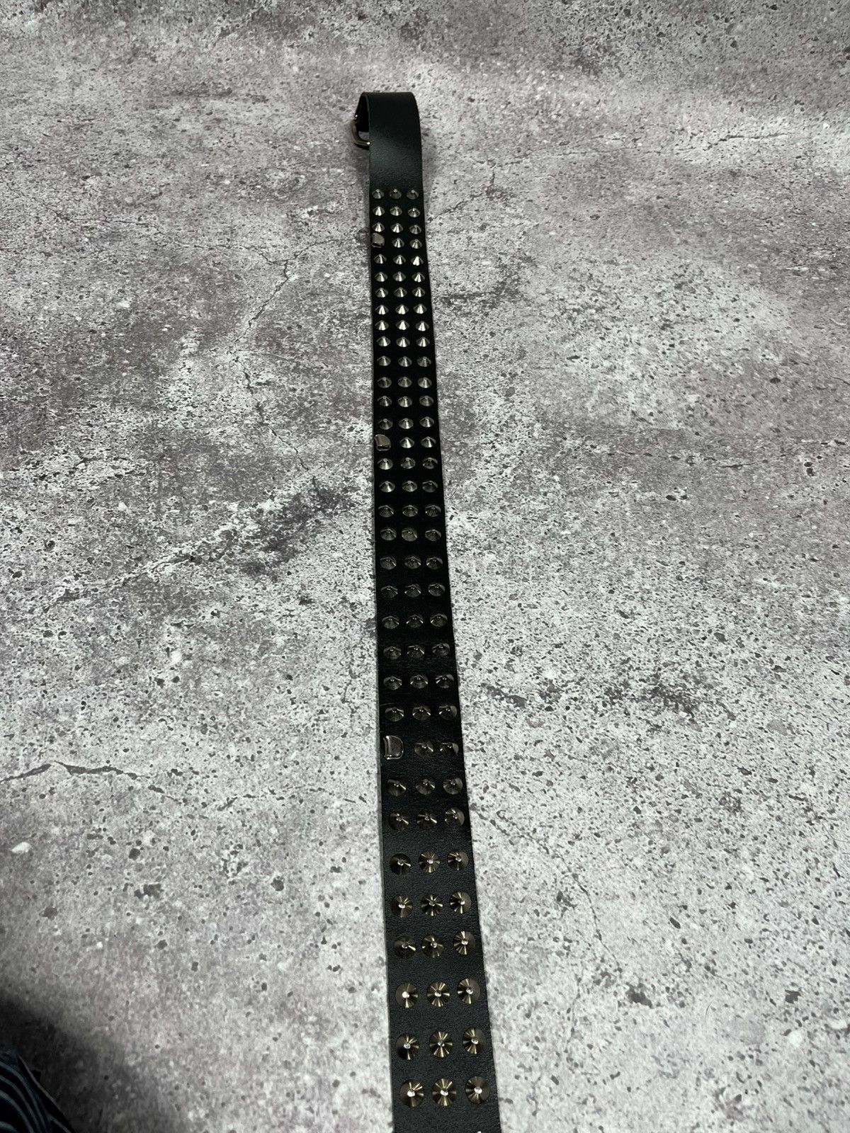 Japanese Brand Vintage Y2k Leather Punk metallic rock belt Size ONE SIZE - 4 Thumbnail