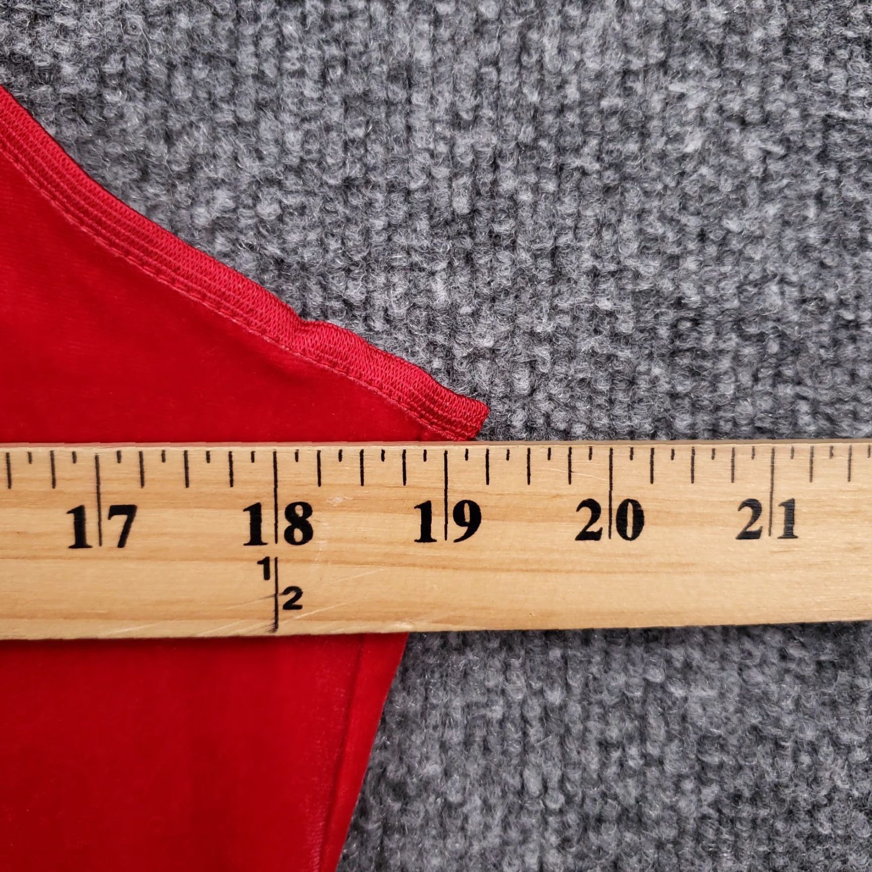 Vintage Cinema Etoile Slip Dress Womens L Red Velvet Chemise Nightgown Lingerie Slip Dress Size L / US 10 / IT 46 - 7 Thumbnail