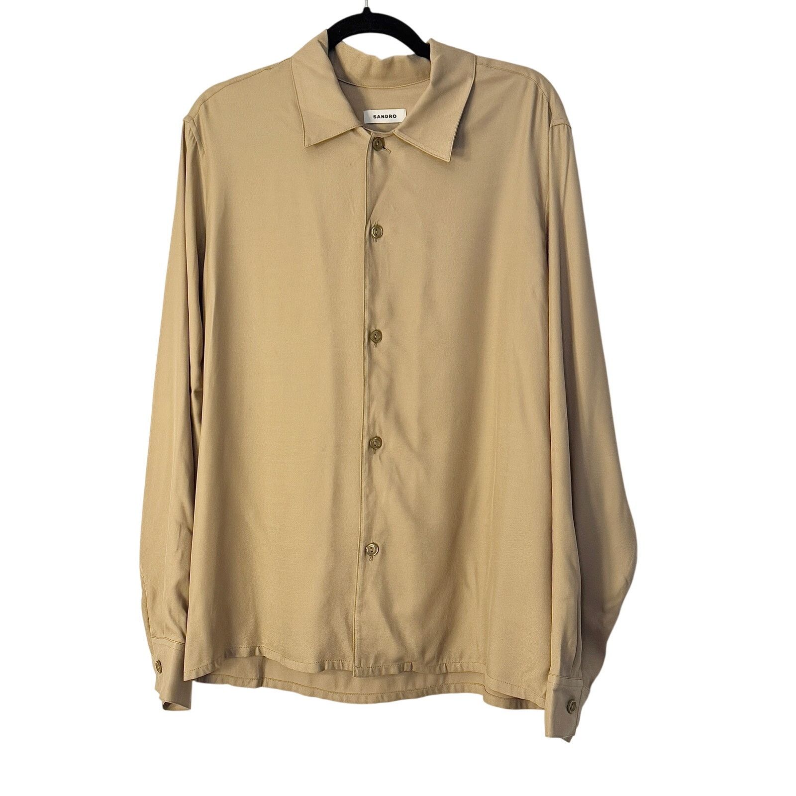 Sandro Sandro NWT Men's Flowy Shirt Size US M / EU 48-50 / 2 - 1 Thumbnail