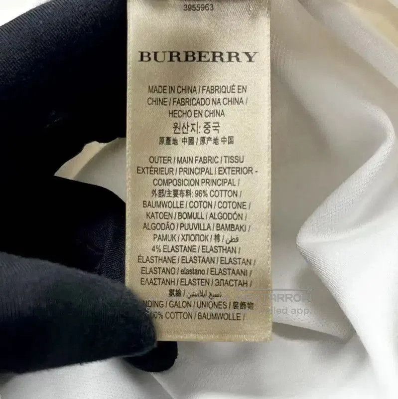 Burberry Burberry Women's White Cotton Short Sleeve Polo. Size M / US 6-8 / IT 42-44 - 5 Thumbnail