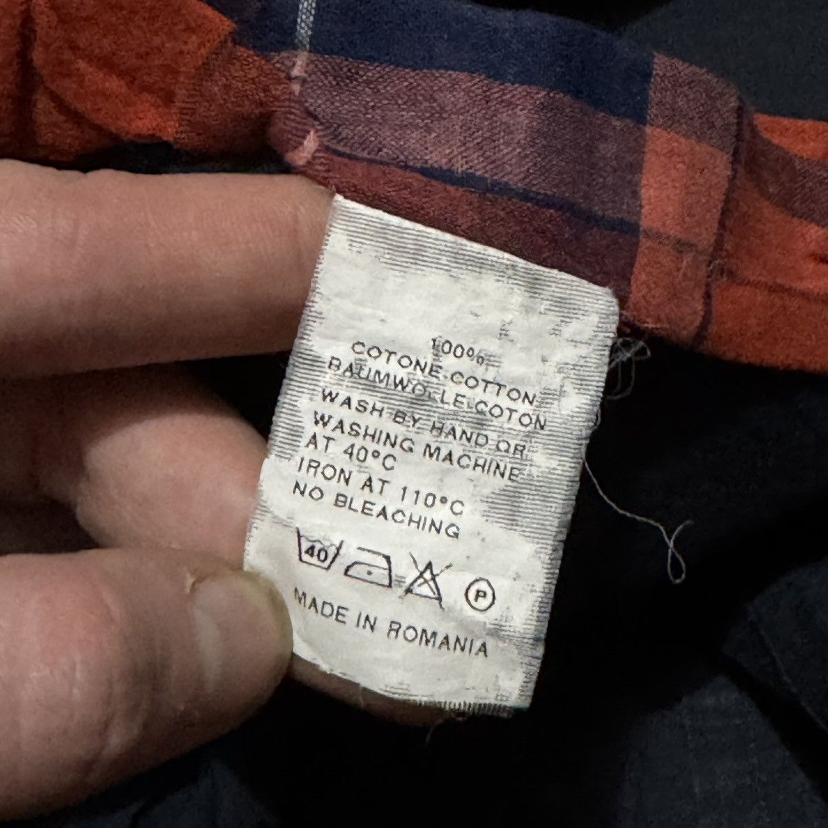 Raf Simons × Vintage Raf simons Double layer flannel shirt bottoms up Size US L / EU 52-54 / 3 - 11 Thumbnail