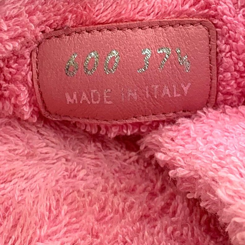 Prada Prada Pink triangle cross-plush casual flat slippers Size US 7 / IT 37 - 7 Thumbnail