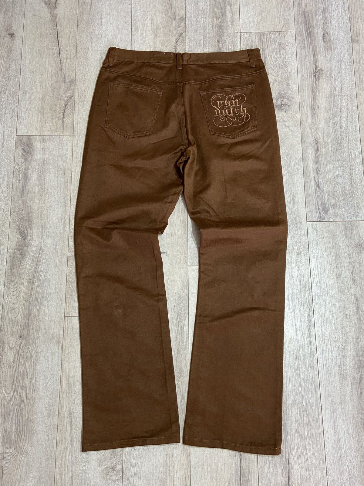 Von Dutch Von Dutch pants brown 34 vintage y2k style Size US 34 / EU 50 - 1 Thumbnail