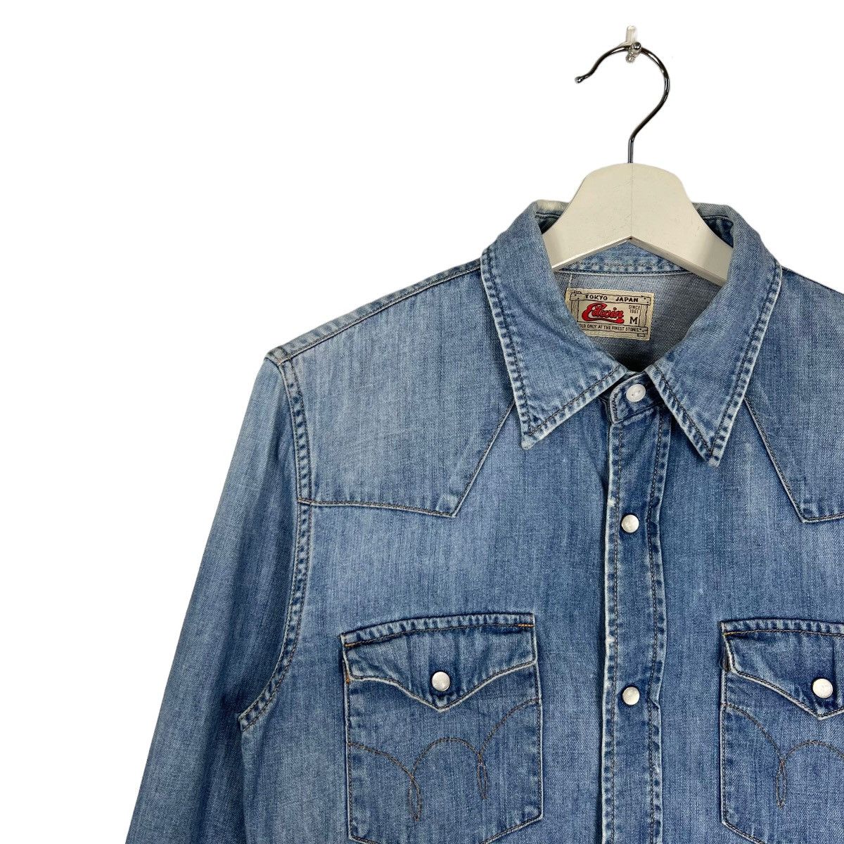 Edwin 🔥 EDWIN TOKYO JAPAN CAMBRAY SHIRTS Size US S / EU 44-46 / 1 - 7 Thumbnail