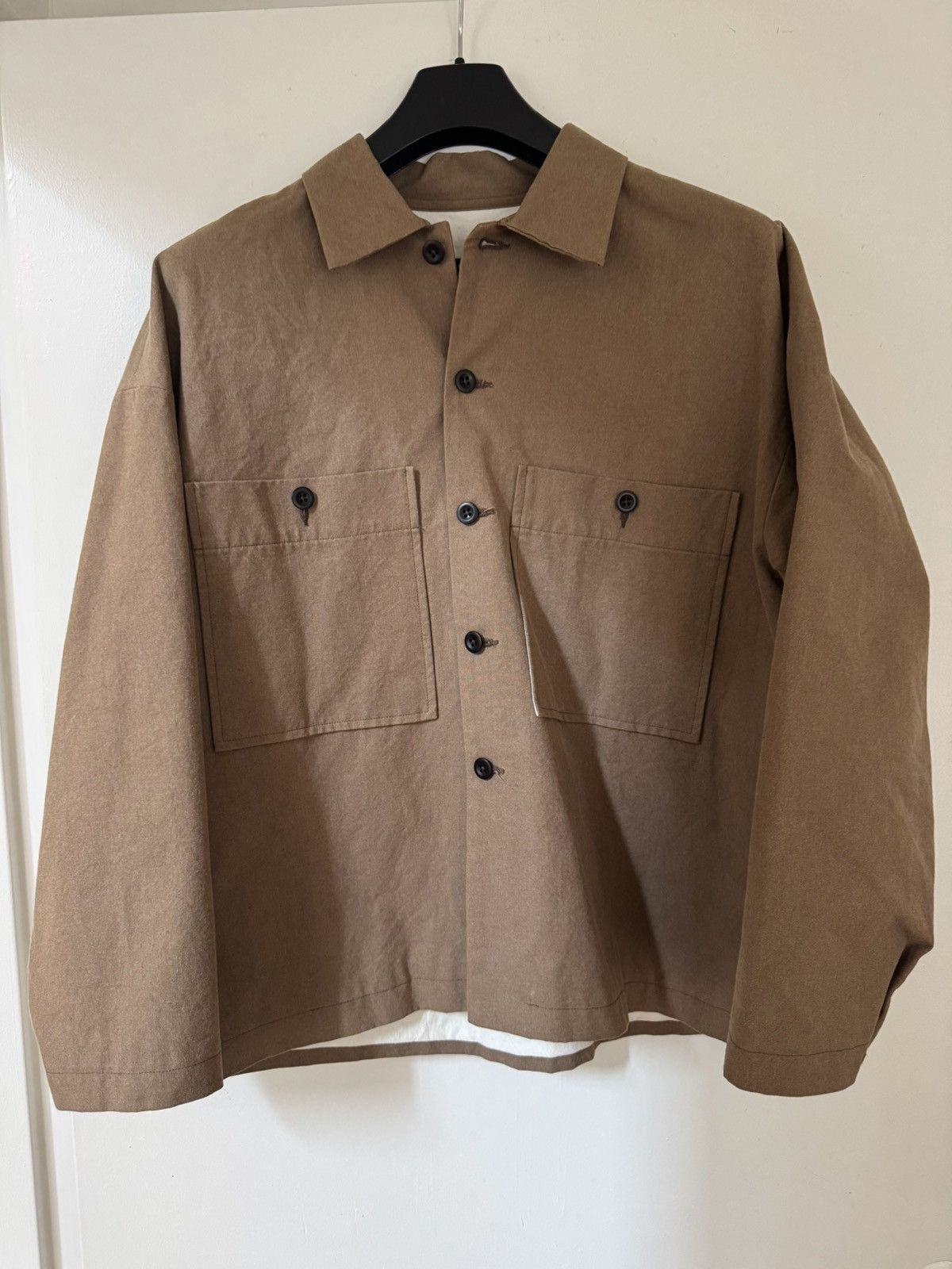Evan Kinori Field Shirt Two Undyed Organic Cotton Canvas Size US XS / EU 42 / 0 - 11 Thumbnail