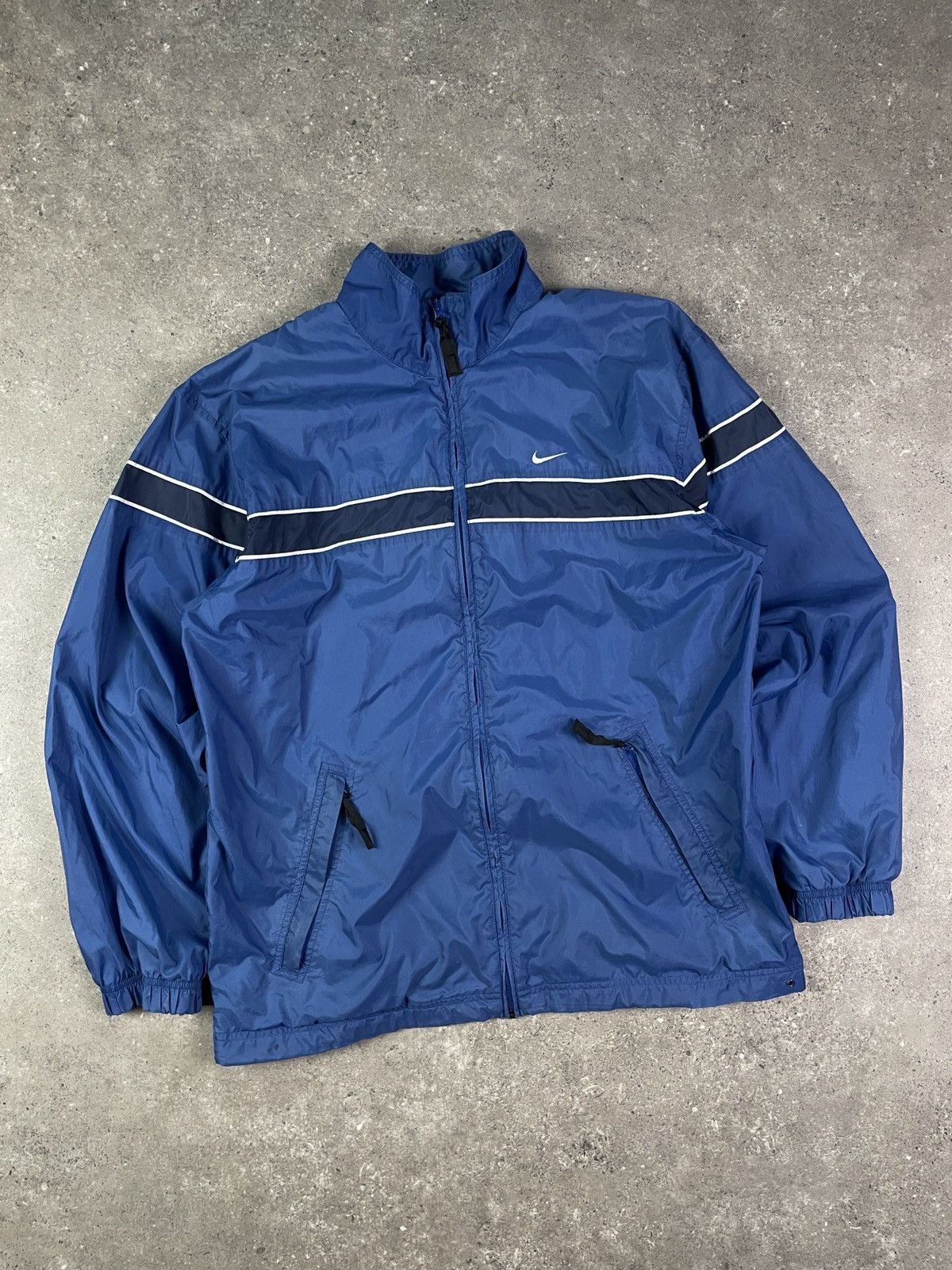 Nike × Vintage Vintage Y2K Nike Zip Track Jacket Size US S / EU 44-46 / 1 - 1 Thumbnail