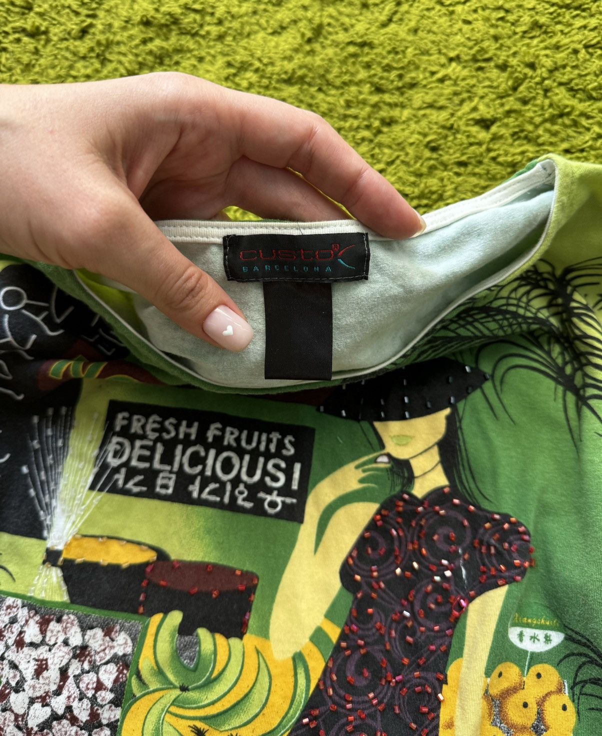 Custo Barcelona × Japanese Brand × Vintage Custo Barcelona Y2K vintage Japanese graphic longsleeve Size M / US 6-8 / IT 42-44 - 3 Thumbnail