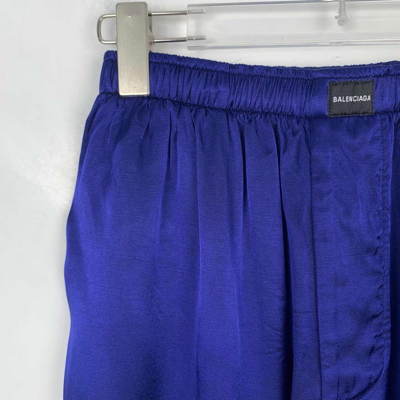 Balenciaga Balenciaga Blue Homewear Casual Shorts XXS Size 34 Polyester Size 34" / US 12 / IT 48 - 7 Thumbnail