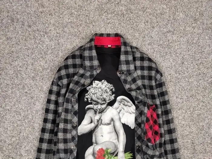 Flannel Vintage Flannel Shirt Plaid Checkered Travis Scott Style Size US M / EU 48-50 / 2 - 5 Thumbnail