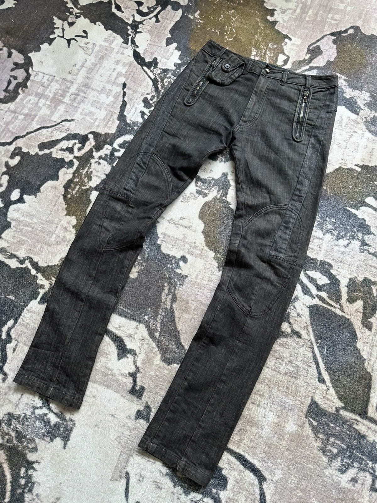 Diesel SS2007 Diesel Piccato spiral hybrid denim Size US 31 - 3 Thumbnail