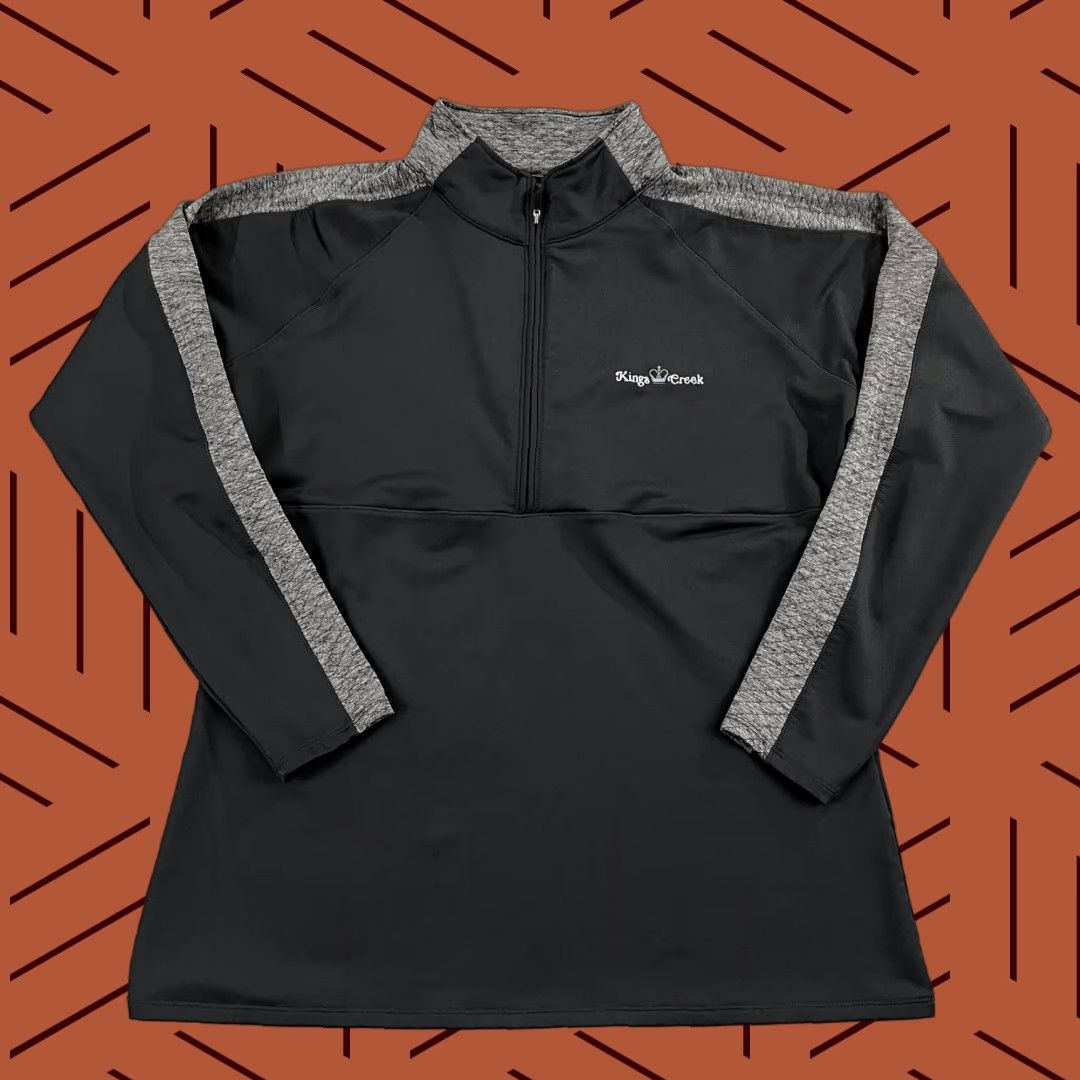 Footjoy FootJoy Jacket Womens XL Black Gray 1/4 Zip Activewear Athleisure Golf Kings Creek CC.jacket Size XL / US 12-14 / IT 48-50 - 1 Thumbnail