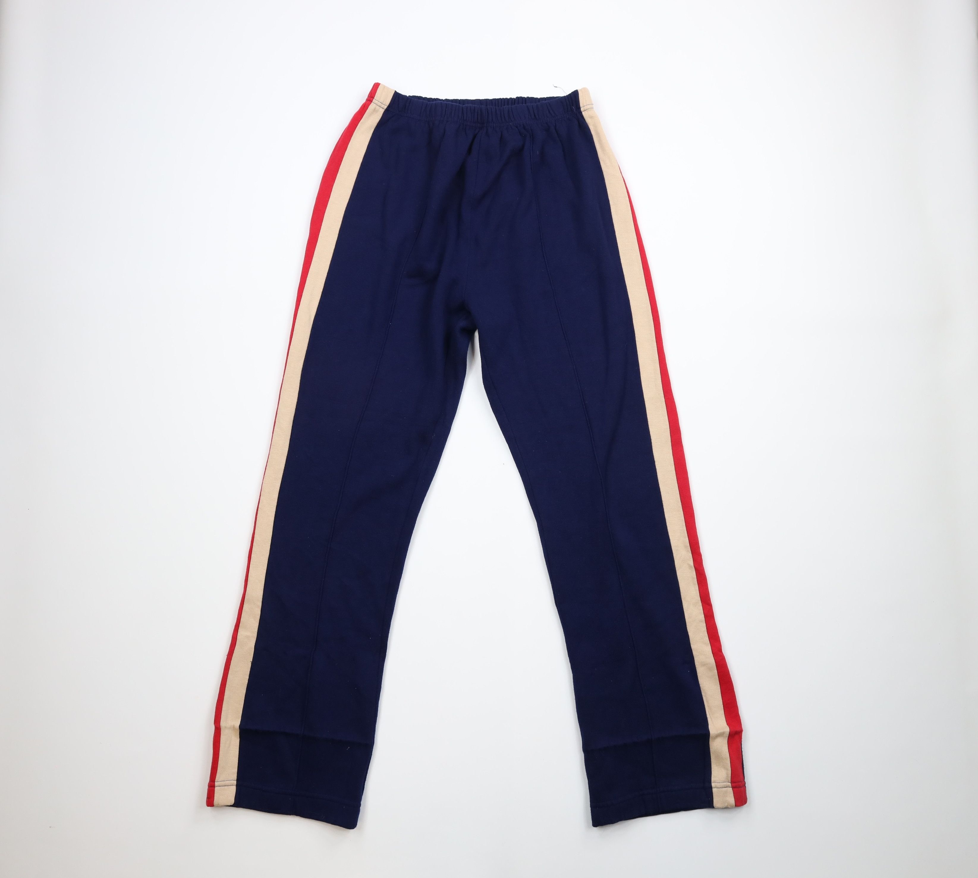 Vintage Vintage 70s Streetwear Wide Leg Bell Bottoms Sweatpants Size 36 - 1 Thumbnail