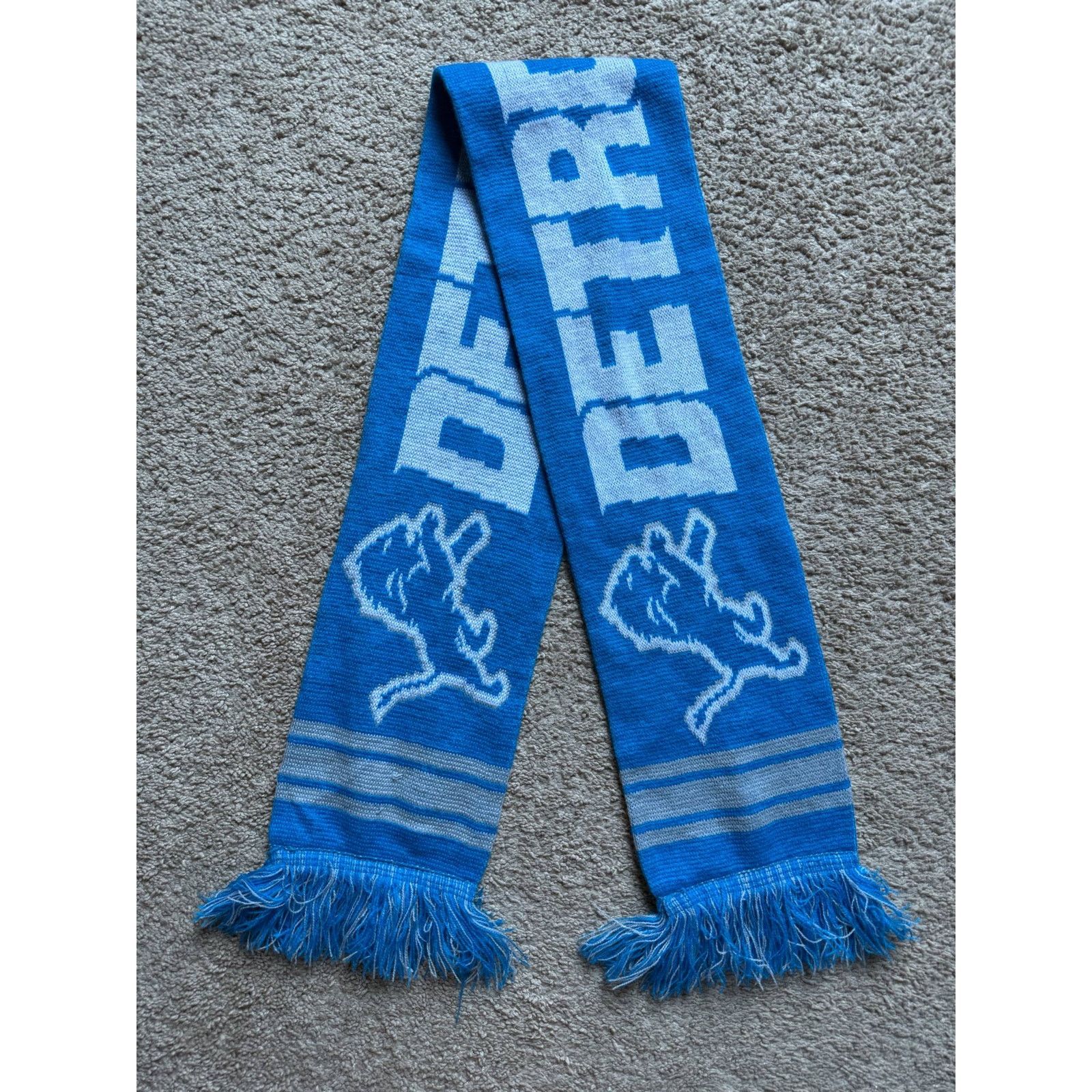 Other Detroit Lions NFL Forever Collectibles Winter Scarf Blue Size ONE SIZE - 5 Thumbnail