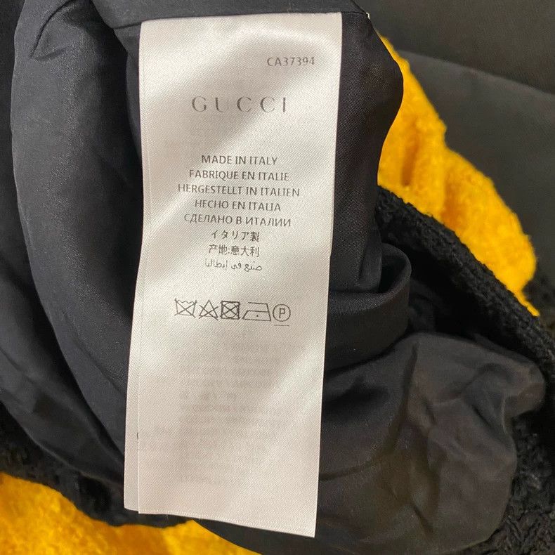 Gucci Gucci Yellow and black color block tweed woven small fragra Size M / US 6-8 / IT 42-44 - 5 Thumbnail