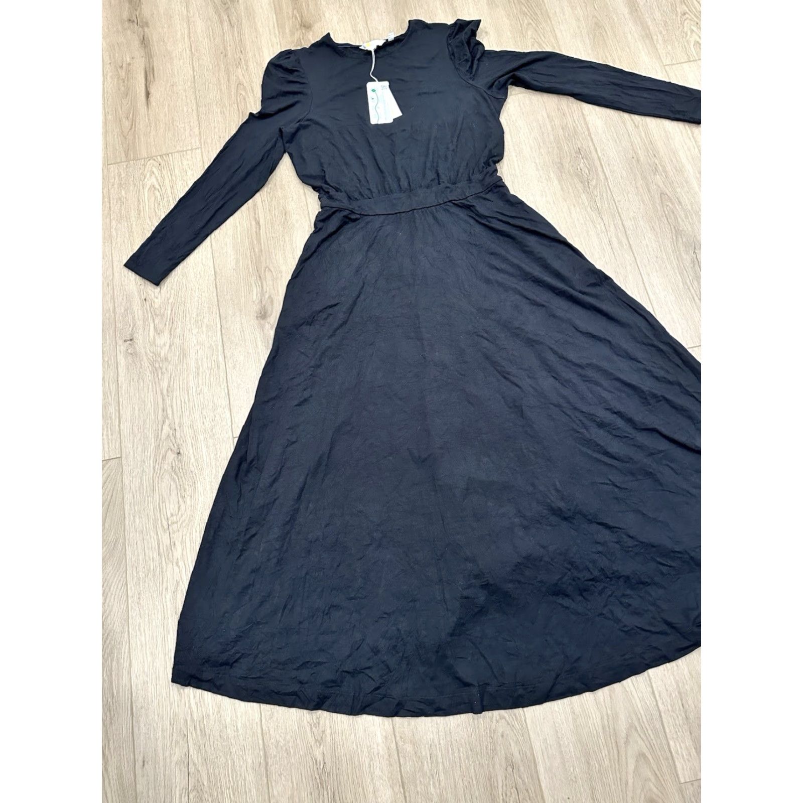 Boden Boden Dress 8 Tall Black NWT L Casual Cotton 100% Womens Size M / US 6-8 / IT 42-44 - 3 Thumbnail